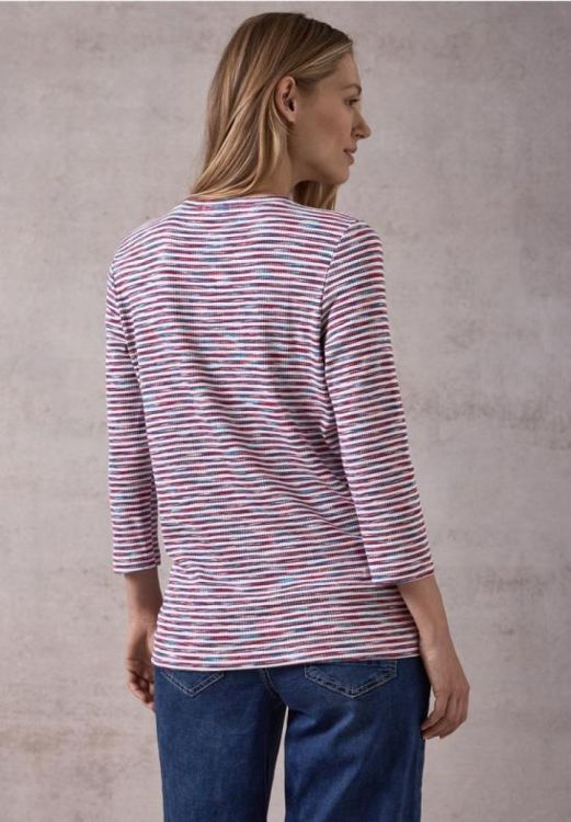 Cecil Multi Melange Stripe Shirt NOS (09.322076/36195) - WeekendMode