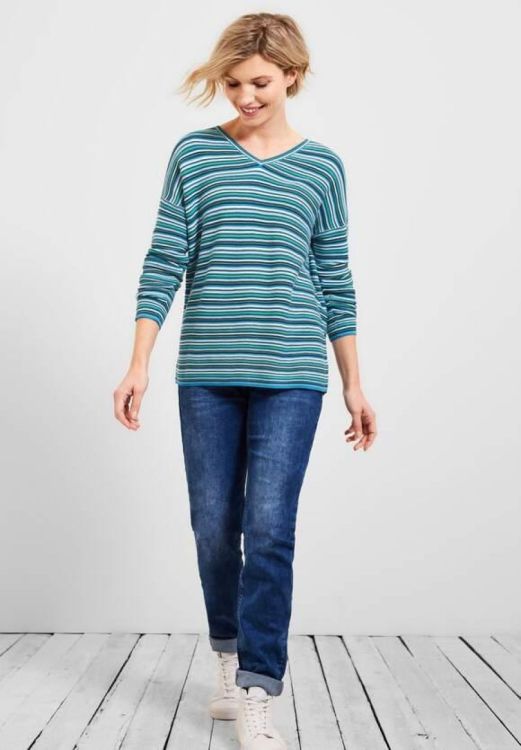 Cecil Multicolor Striped Pullover (01.302258/34616) - WeekendMode