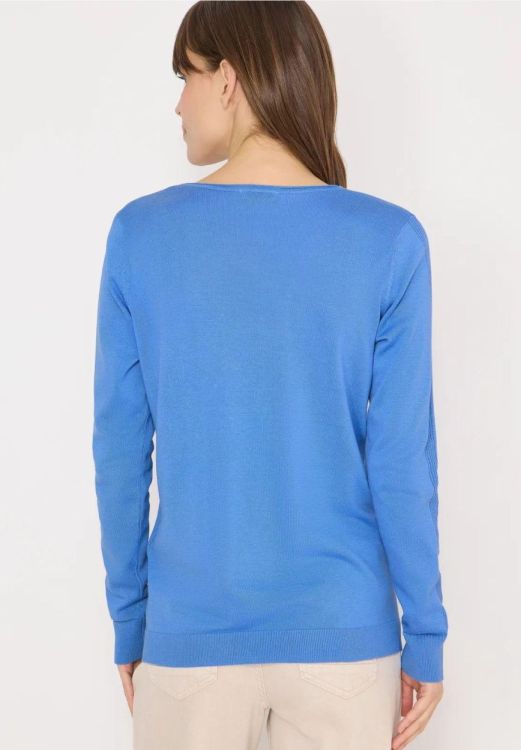 Cecil NOS Basic V-Neck Pullover (01.303537/fountain blue) - WeekendMode