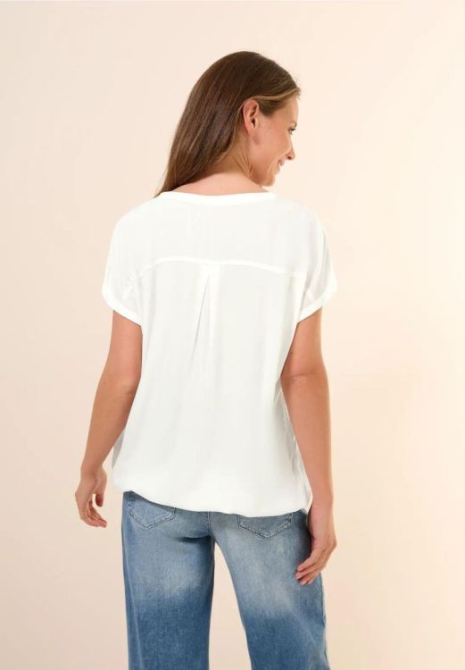 Cecil NOS Solid Blouse (05.345715/vanilla white) - WeekendMode