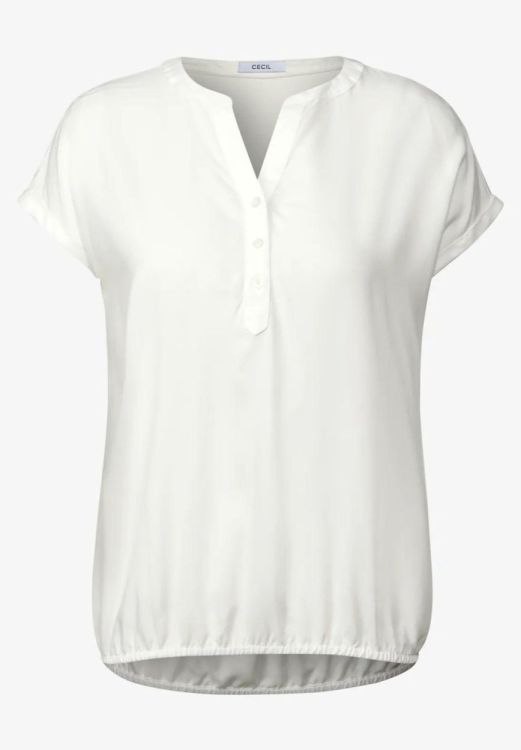 Cecil NOS Solid Blouse (05.345715/vanilla white) - WeekendMode