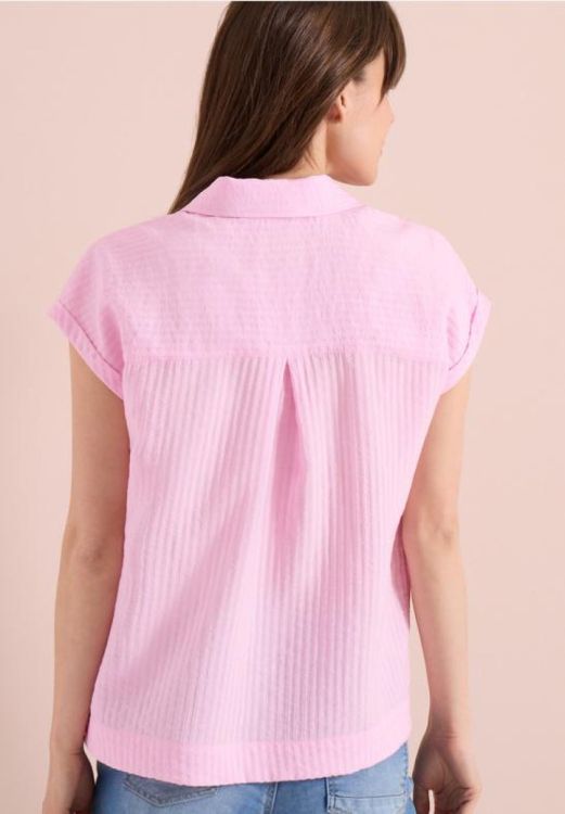 Cecil NOS solid collar blouse (04.346530/light blush rose) - WeekendMode
