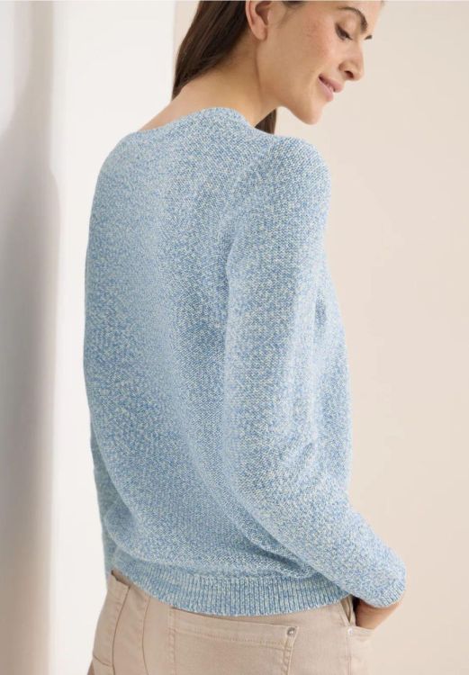 Cecil NOS Space-dye Tape Sweater (02.303643/cloud blue) - WeekendMode