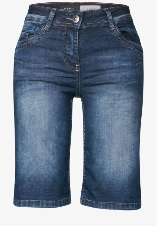 Cecil NOS Style Scarlett Shorts (05.378655/mid blue) - WeekendMode