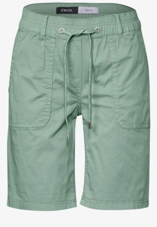 Cecil NOS Style Tracey Shorts Washed (05.379222/matcha green) - WeekendMode
