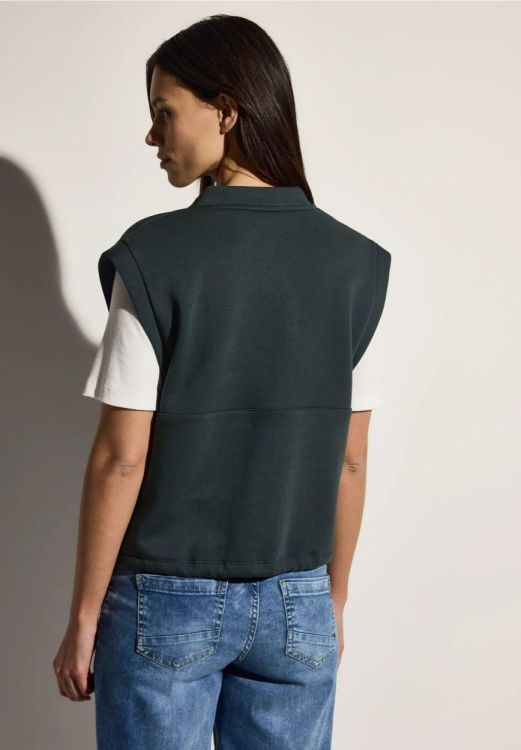 Cecil NOS Sweat Vest (03.220268/slate khaki) - WeekendMode