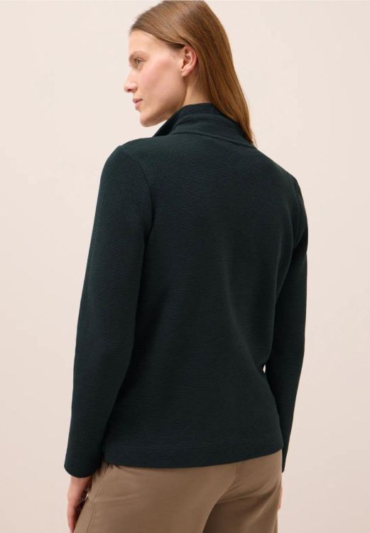 Cecil Ottoman T-shirtjacket (08.323783/ink green) - WeekendMode