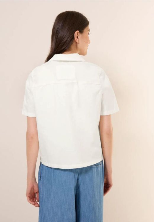 Cecil Overshirt Short Sleeve (04.212643/vanilla white) - WeekendMode
