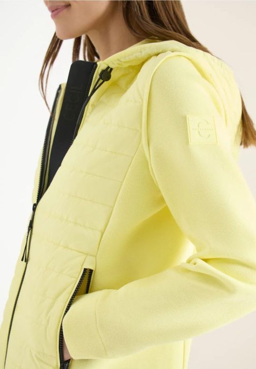 Cecil Padded Nylon Pique Jacket (03.202210/iced yellow) - WeekendMode