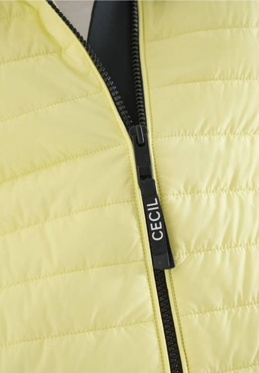 Cecil Padded Nylon Pique Jacket (03.202210/iced yellow) - WeekendMode