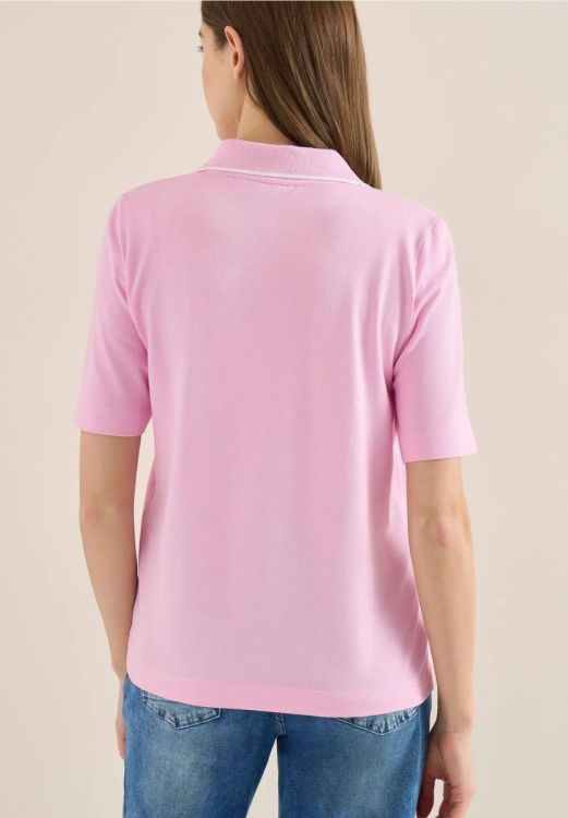 Cecil Piquée polo shirt (03.324812/light blush rose) - WeekendMode