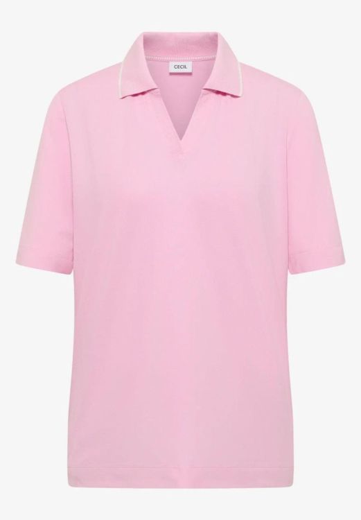 Cecil Piquée polo shirt (03.324812/light blush rose) - WeekendMode