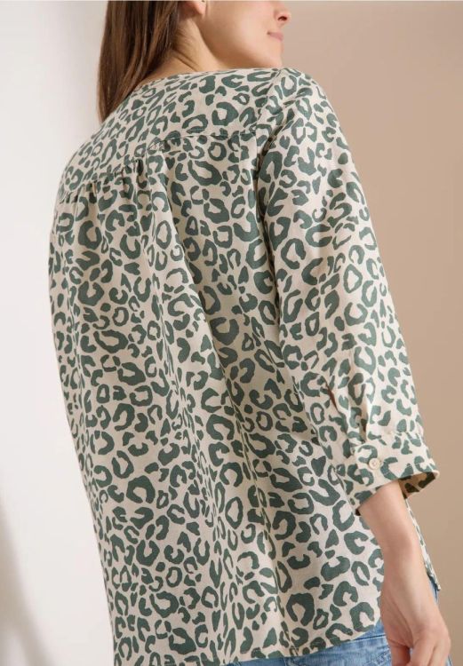 Cecil Print Blouse (04.346252/macadamia beige) - WeekendMode