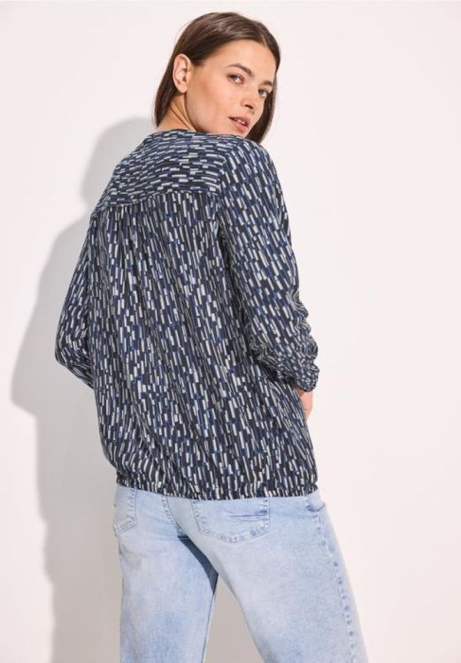 Cecil Printed Smock Blouse (08.344974/35512) - WeekendMode