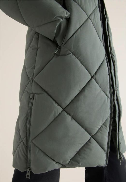 Cecil Ripstop Quilted Coat (10.101273/pastel olive) - WeekendMode