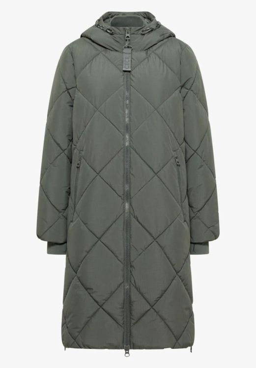 Cecil Ripstop Quilted Coat (10.101273/pastel olive) - WeekendMode