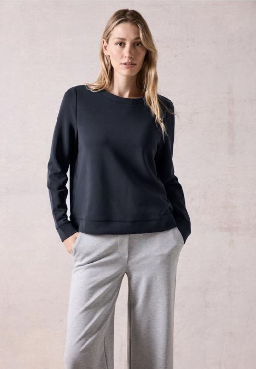 Cecil Roundneck Sweatshirt Modal (08.302824/15512) - WeekendMode