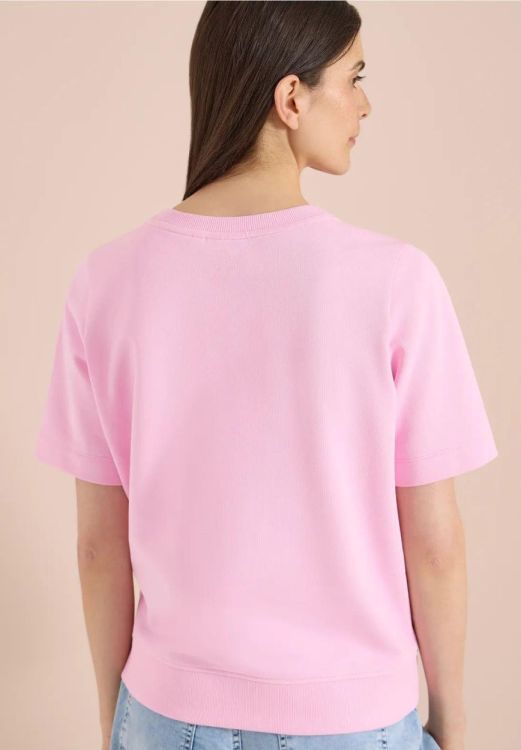 Cecil Short sleeve sweatshirt (04.303847/light blush rose) - WeekendMode