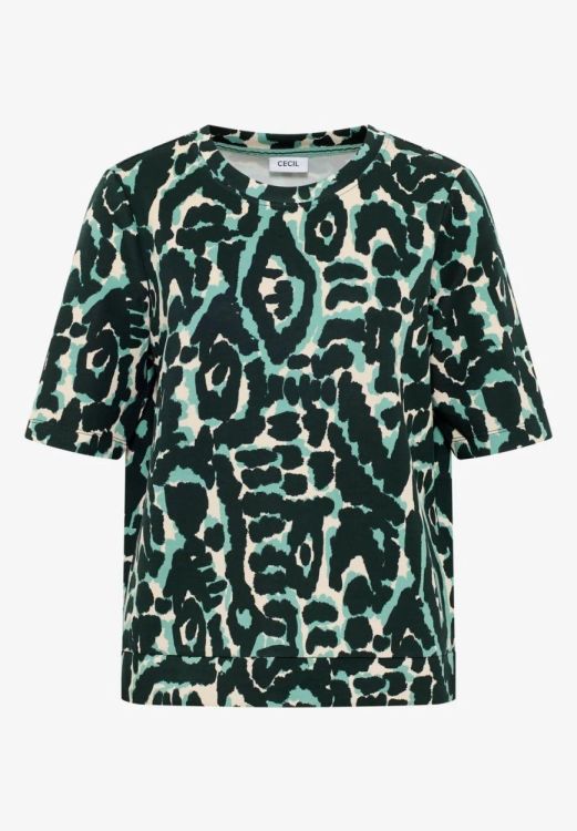 Cecil Soft Touch T-shirt NOS (08.323878/ink green) - WeekendMode