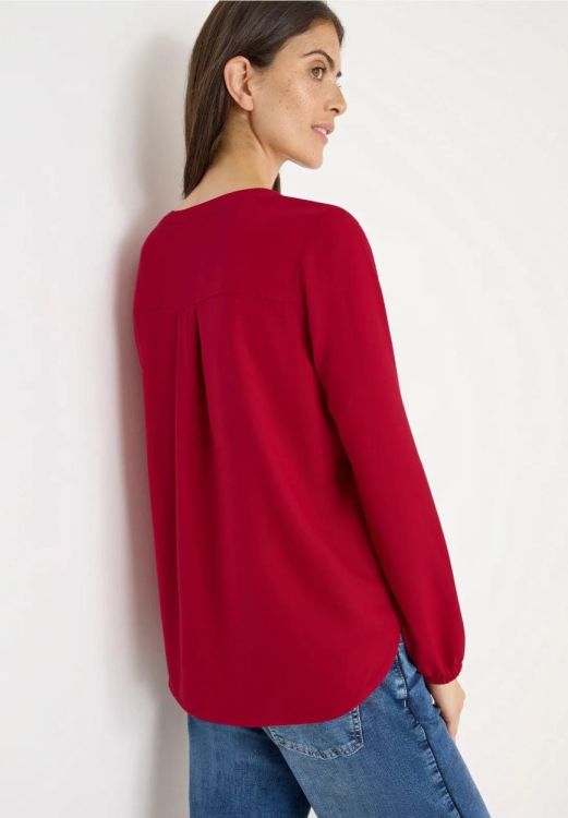 Cecil Solid Blouse (10.346110/beaujolais red) - WeekendMode