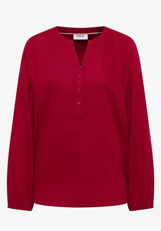 Cecil Solid Blouse (10.346110/beaujolais red) - WeekendMode