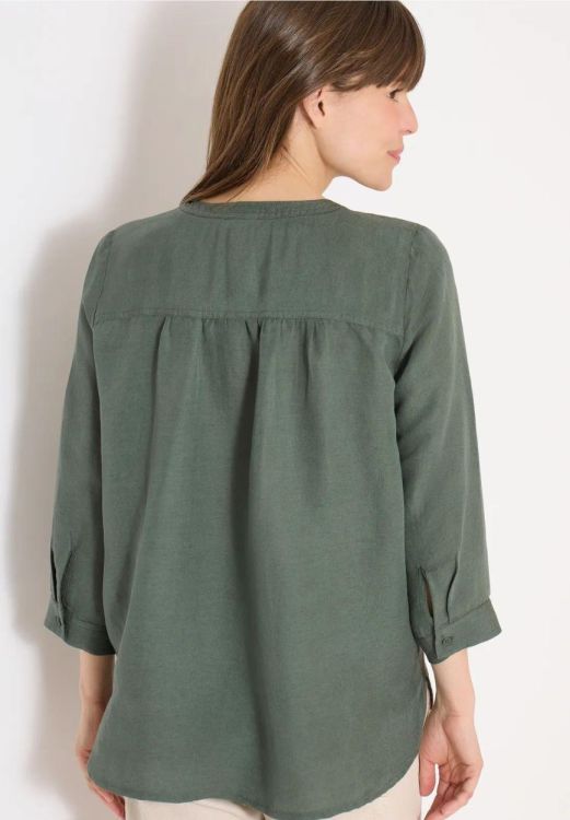 Cecil Solid Color Blouse (04.346248/just khaki) - WeekendMode