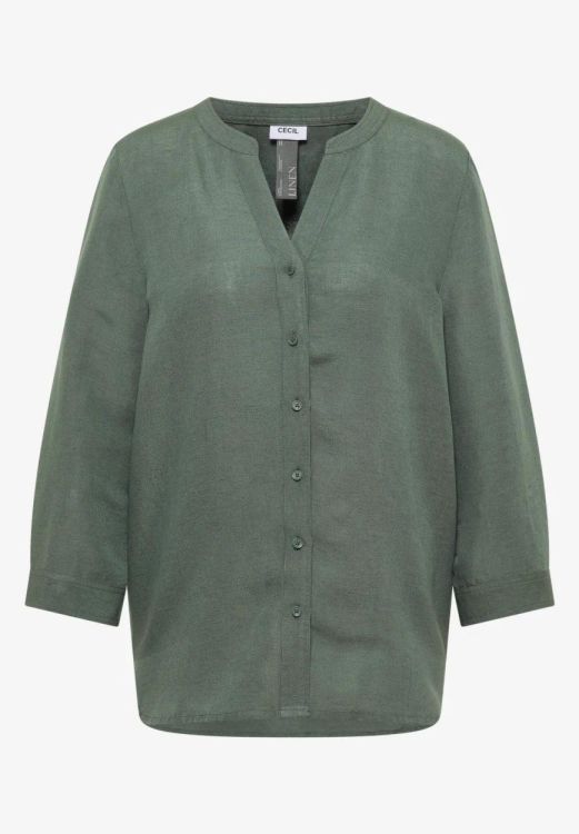 Cecil Solid Color Blouse (04.346248/just khaki) - WeekendMode