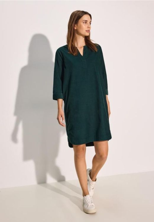 Cecil Solid Cord Dress (08.144160/15798) - WeekendMode