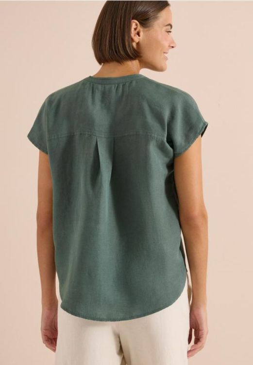 Cecil Solid Sleeveless Blouse (05.346255/just khaki) - WeekendMode