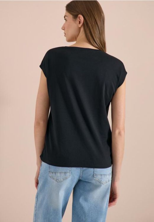 Cecil Solid V-neck shape shirt (06.324985/17672 palm breeze green) - WeekendMode