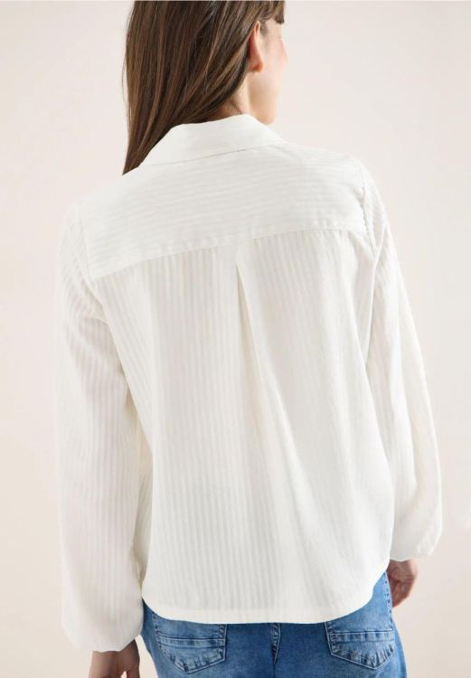 Cecil Stripe blouse blouson (03.346423/vanilla white) - WeekendMode