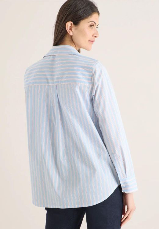 Cecil Stripe Blouse (02.346359/cloud blue) - WeekendMode