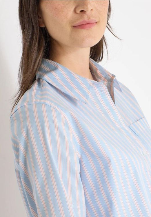 Cecil Stripe Blouse (02.346359/cloud blue) - WeekendMode