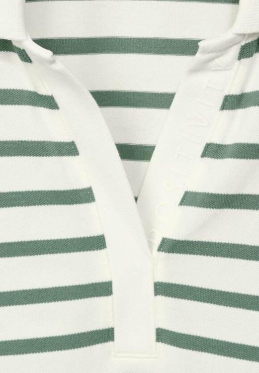 Cecil Stripe Piquee Polo T-Shirt (03.321118/25315) - WeekendMode
