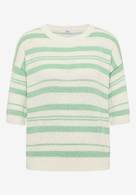Cecil Striped tapeyarn pullover (05.303866/juicy lime) - WeekendMode