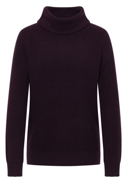 Cecil Structured big collar (10.303547/eggplant red) - WeekendMode