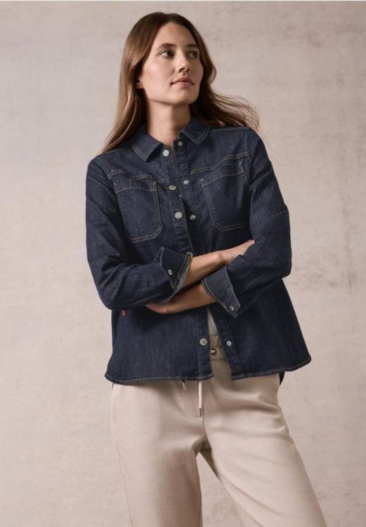 Cecil Style Denim Shirt Rinsed (09.345048/10236) - WeekendMode