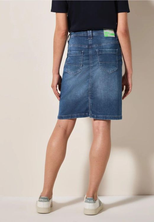 Cecil Style Denim Skirt (04.361705/light blue wash) - WeekendMode