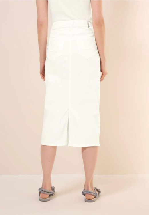 Cecil Style Denim Skirt (04.361704/vanilla white) - WeekendMode