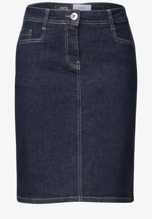 Cecil Style Denim Skirt Rinsed (06.361754/rinsed wash) - WeekendMode