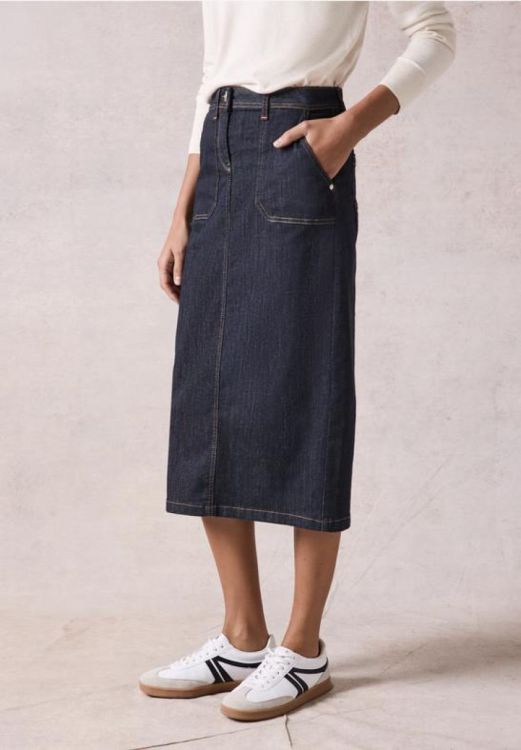 Cecil Style Denim Skirt Rinsed Maxi (09.361567/10236) - WeekendMode