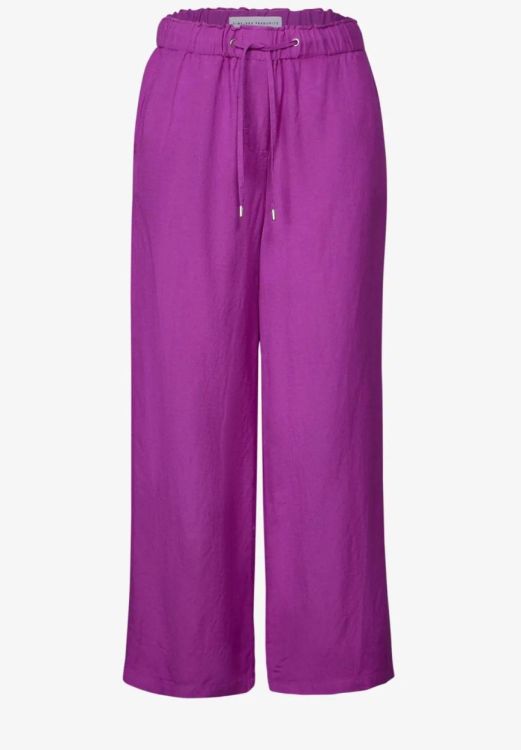 Cecil Style Neele Solid Linen (05.378716/magenta lacquer) - WeekendMode