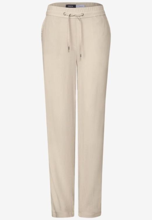 Cecil Style Neele Straight Structure (05.379232/Boulder beige) - WeekendMode
