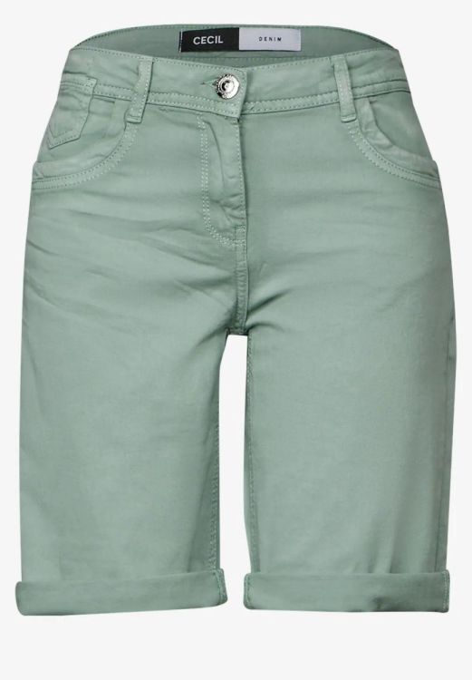 Cecil Style Scarlett Shorts Color (05.379213/matcha green) - WeekendMode