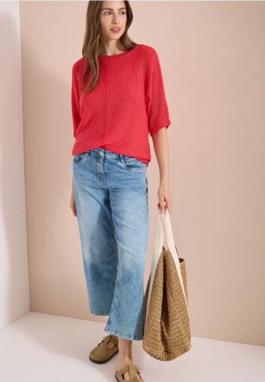 Cecil Tapeyarn dolman (06.303881/17762 coral) - WeekendMode