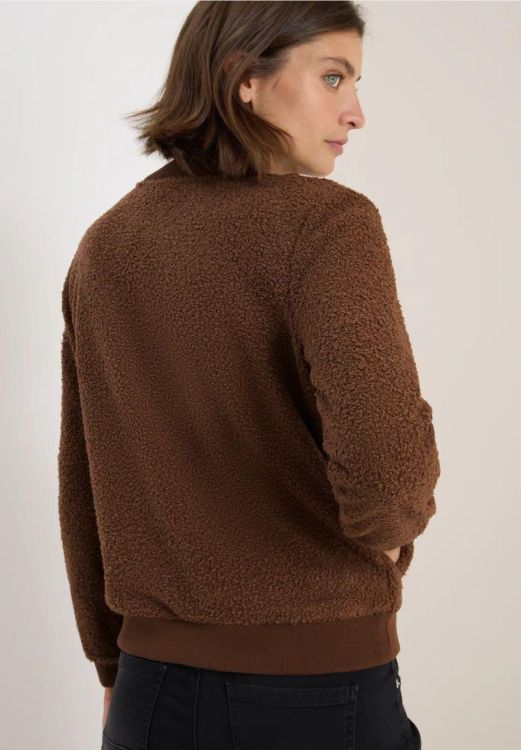 Cecil Teddy T-shirt jacket (09.324028/mocha caramel) - WeekendMode