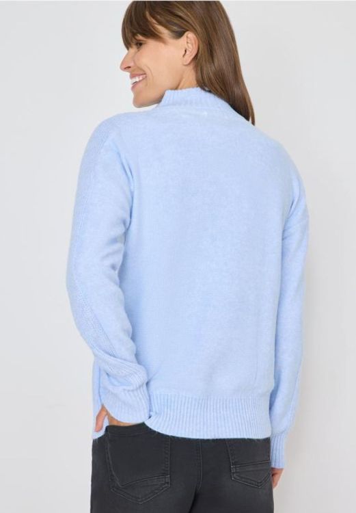 Cecil Troyer with Cable Detail (09.303455/sporty light blue) - WeekendMode