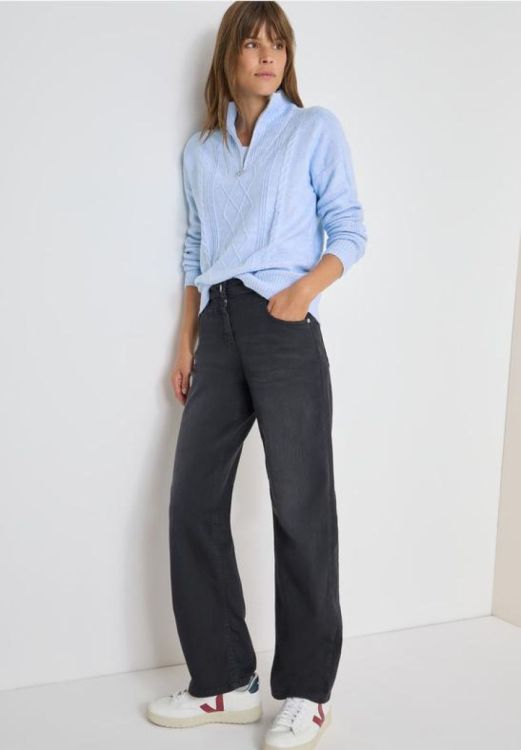 Cecil Troyer with Cable Detail (09.303455/sporty light blue) - WeekendMode