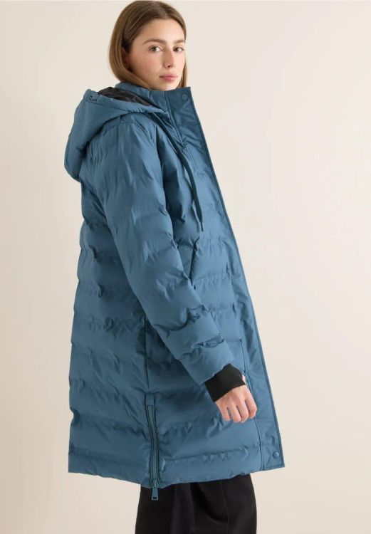 Cecil Welded Long Coat (10.101338/moonstone blue) - WeekendMode