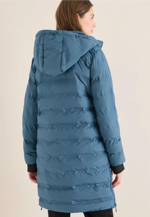 Cecil Welded Long Coat (10.101338/moonstone blue) - WeekendMode